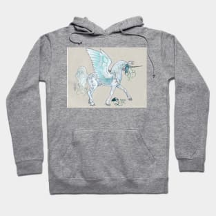 Sacred Geometry Winged Unicorn Hoodie